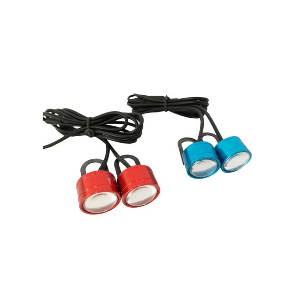 LUZ LED FLASHER ROJO CON BASE 12V HS-2137-12
