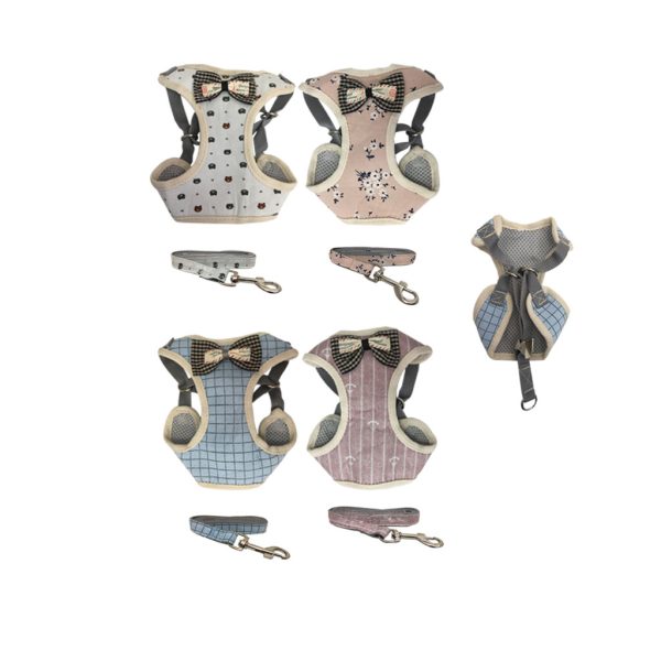 ARNES P/PERRO L 9-15CM C/CORREA BL/RD/PK/BE HW01