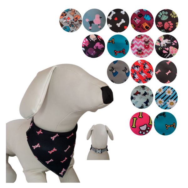 BANDANA MODELO ESTAMPADO 1540 PEQUE?A 15-21CM