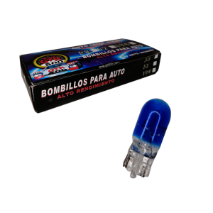 BOMBILLO P/CARRO T10 12 V. AZUL 194-B LAFFA - Imagen 2