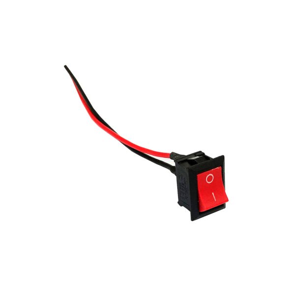 SWITCH MINI ON-OF 2 PIN 10A 125V 443-2 C/CABLE