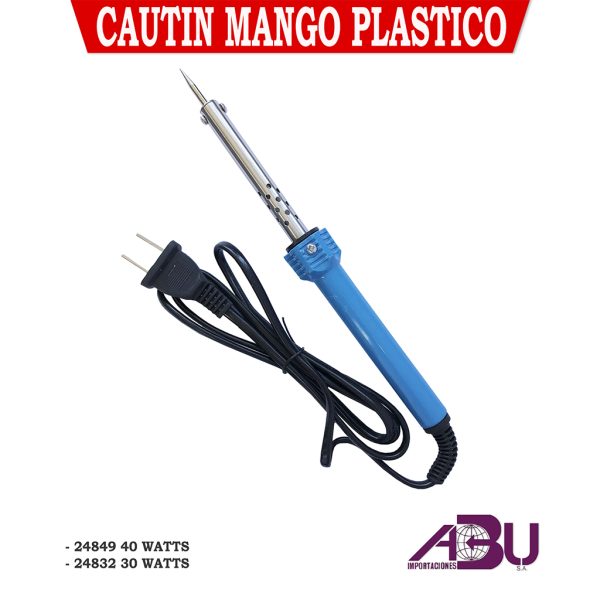 CAUTIN 30 WATTS 624-2 MANGO PLASTICO CELESTE