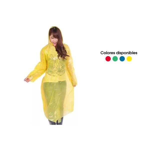 CAPA P/LLUVIA TIPO PONCHO 3239 AZ/YW/WH/GR/PURPLE/PINK
