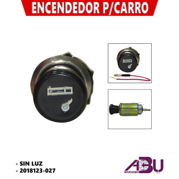 ENCENDEDOR P/CARRO SY-DYQ0057 SIN LUZ