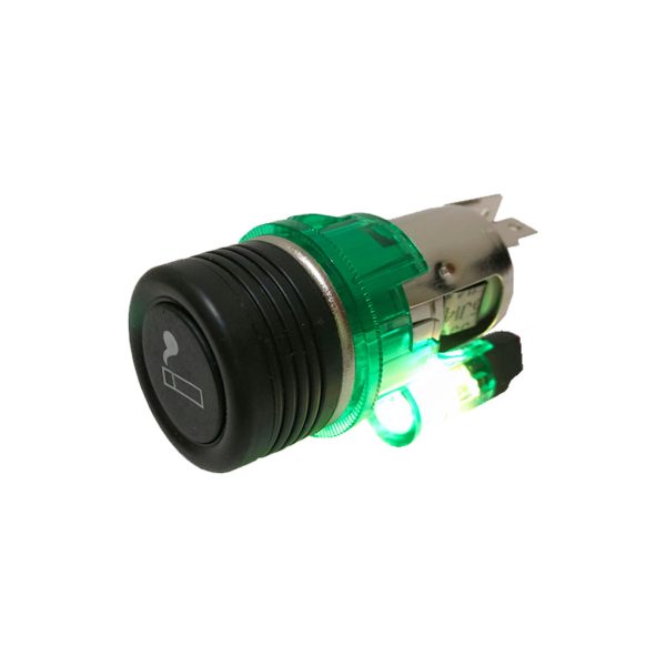 ENCENDEDOR C/BASE P/CARRO C/ LUZ AQUA HR-4003
