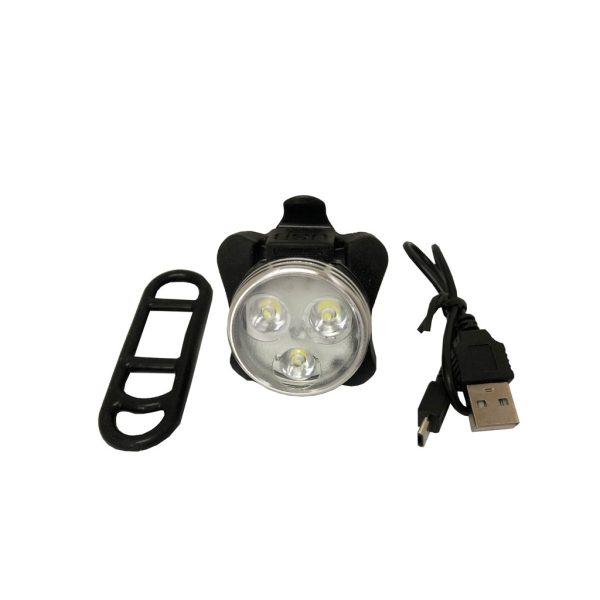 LAMPARA P/BICICLETA BLANCA 3 LED 3.5CM 5772-4 FUN