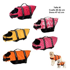 CHALECO SALVAVIDAS P/MASCOTA TALLA M DE 7 A 10 LB ZA-14B - Imagen 1