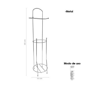 ORGANIZADOR DE PAPEL DE BA?O METALICO YH-029 - Imagen 1