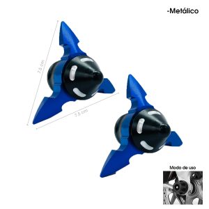 PROTECTOR DE EJE P/MOTO ESTRELLA ALUMINIO AZUL 5669-54 - Imagen 1