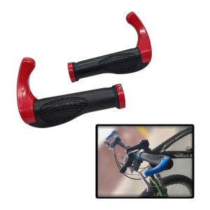 MANUBRIO P/BICICLETA  HULE/METAL ROJO SCL-2021010211 - Imagen 1