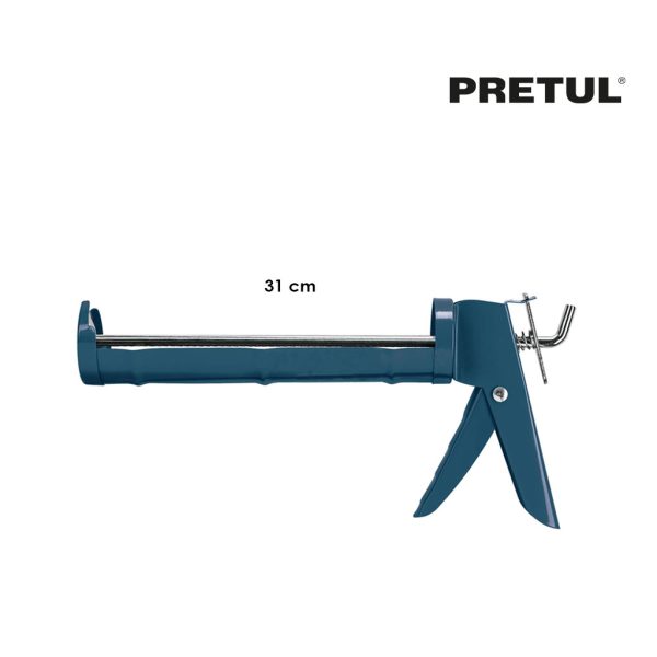 PISTOLA P/SILICON CREMALLERA PRETUL