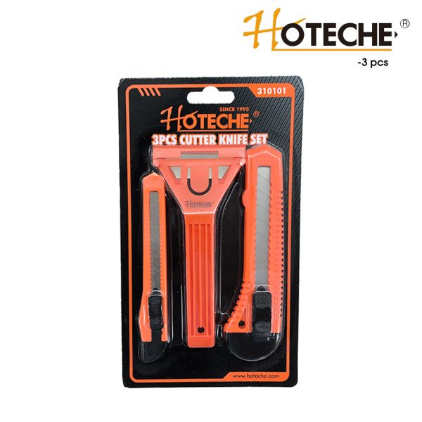 CUCHILLAS Y RASPADOR 3 PCS HOTECHE