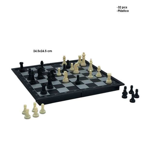 AJEDREZ JUEGO MAGNETICO PLASTICO ESCALA 11 3323M