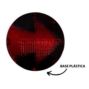LAMPARA P/BUS FLECHA ROJA ALTA-BAJA 182MM PLASTIC - Imagen 1