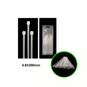 ABRAZADERA PLASTICA WHITE 12" 4.8X300MM - Imagen 1