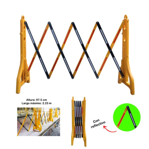 BARRERA DE SEGURIDAD EXTENDIBLE 2.5 MT 56899
