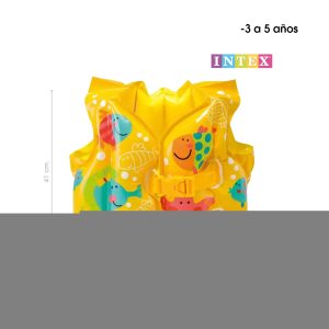 CHALECO SALVAVIDAS INFLABLE INFANTIL 3-5 A?OS INTEX - Imagen 1