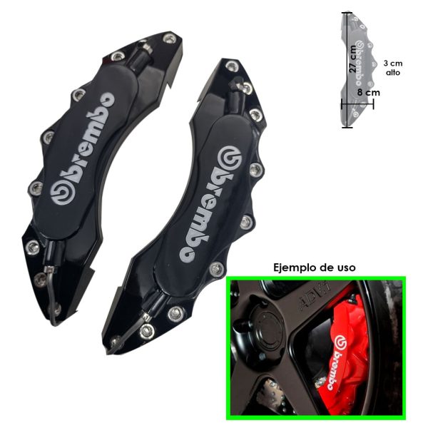 PROTECTOR P/CALIPER BREMBO FIBRA NEGRO 27CM