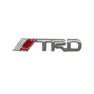 EMBLEMA METALICO SILVER TRD 14X2CM - Imagen 1