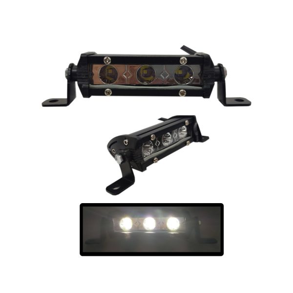 NEBLINERA 3 LED/9W 9X3CM FLASH NEGRA 442-1B