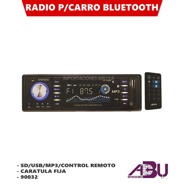 RADIO P/CARRO MP3/USB/SD/AUX/BLUET DESMONTABLE