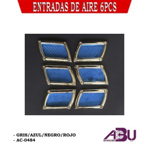 VENTANILLA P/AIRE ROJO 6PCS - Imagen 2