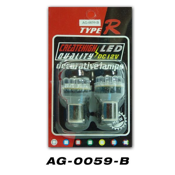 BOMBILLO 12 LED AG-0059-B 1 PUNTO BLANCO