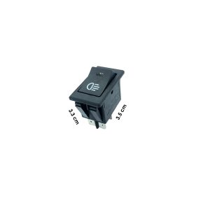 SWITCH P/LUCES ROJO ASW17D-R - Imagen 1