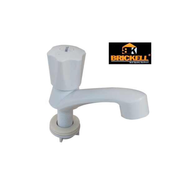 LLAVE DE LAVAMANOS 1/2 PVC BLANCO BK-1628
