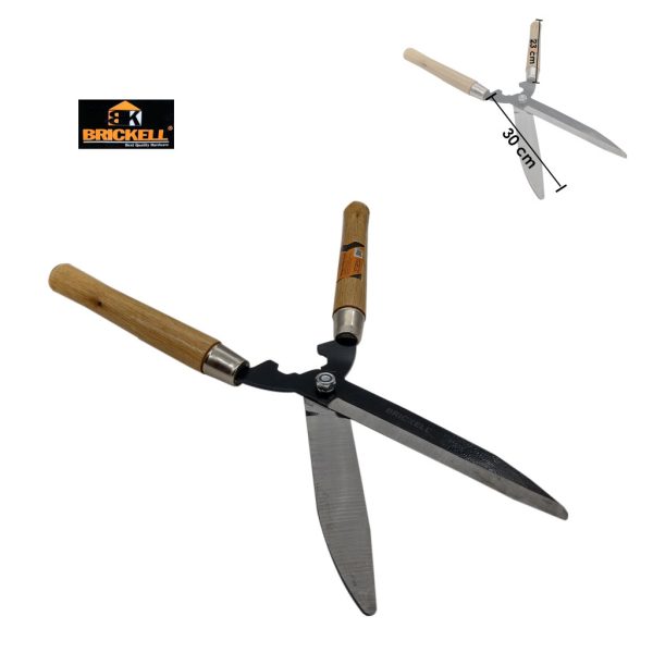 TIJERA P/PODAR 12 PLG MANGO DE MADERA BK-V020