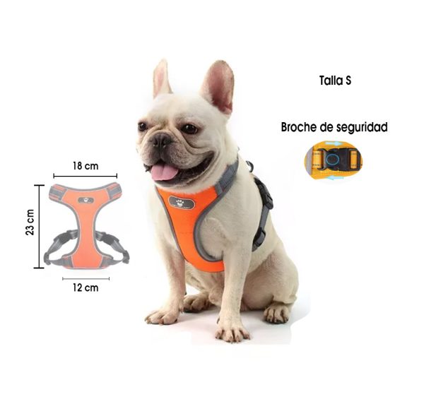 ARNES P/MASCOTA SMALL NARANJA BL-521-S