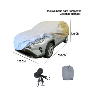 COBERTOR P/CARRO PE XL 540X175X120CM C/BOLSA C3EX099-9 - Imagen 1