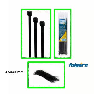 ABRAZADERA PLASTICA BLACK 12" 4.5X300MM 50 PCS - Imagen 1