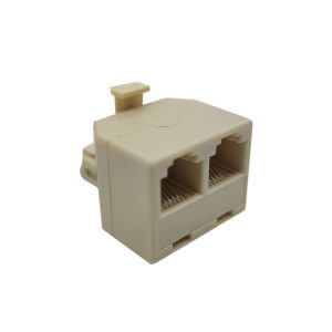 ADAPTADOR MODULAR DOBLE P/TELEFONO NIPPON AMERICA - Imagen 1