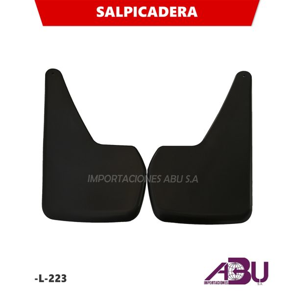 SALPICADERA P/CARRO NEGRA 2 PCS