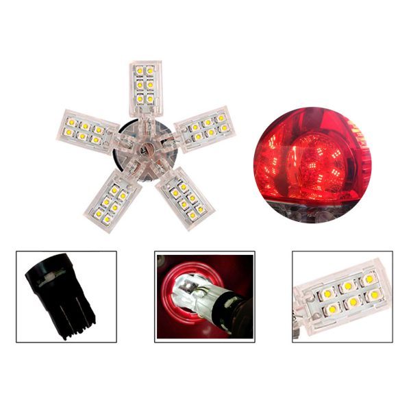 BOMBILLO LED T20 C/FUNC. GIRATORIA 5 PANEL