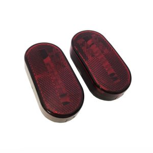 LAMPARA LATERAL 10 LED ROJA 2PCS 101X50MM - Imagen 1