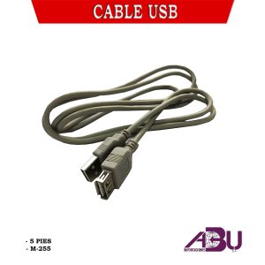 CABLE USB A FEMALE TO USB MALE 5 PIES - Imagen 1