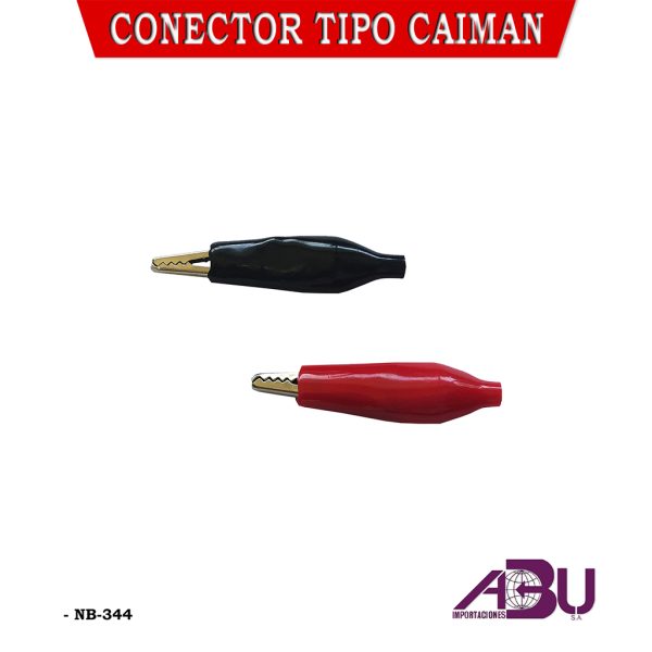 CONECTOR TIPO CAIMAN NEGRO MED MIYAKO NB-344