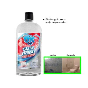 PULIDOR DE VIDRIOS QUITA OJO DE PESCADO 510ML OX - Imagen 1