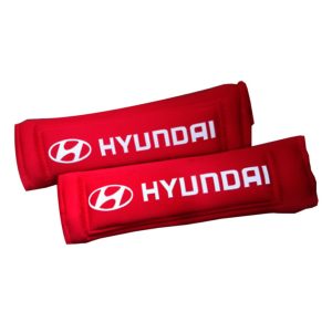PROTECTOR DE CINTURON HYUNDAI ROJO - Imagen 1
