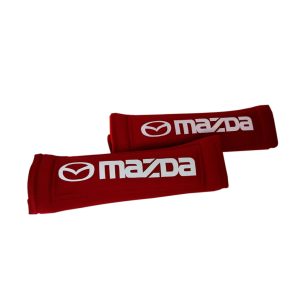 PROTECTOR DE CINTURON MAZDA ROJO - Imagen 1