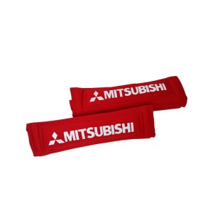 PROTECTOR DE CINTURON MITSUBISHI ROJO - Imagen 1