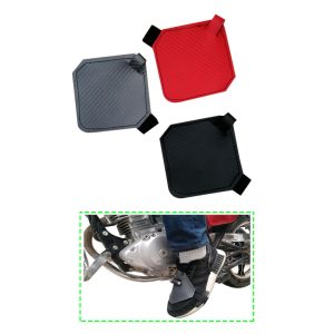 PROTECTOR P/ZAPATO DE MOTORISTA CARBON GRIS 10X10CM - Imagen 1