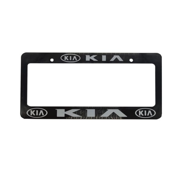 PORTA PLACA KIA (BLANCO O NEGRO)