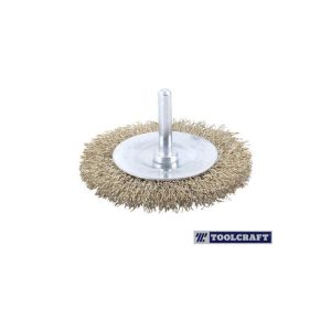 CEPILLO DE DISCO 3 PLG GRUESO 0.3MM VASTAGO 1/4 LATON - Imagen 1