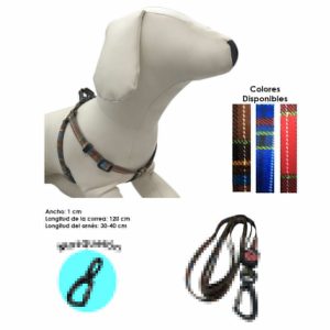 ARNES P/MASCOTA MEDIANO CUADROS VT-23 - Imagen 1
